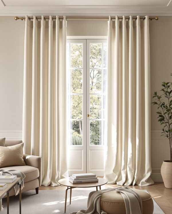 Liz Linen Drape Pleated