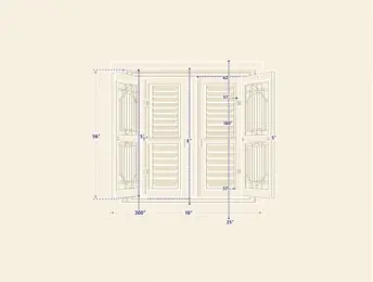 Shutters Measuring Instruction