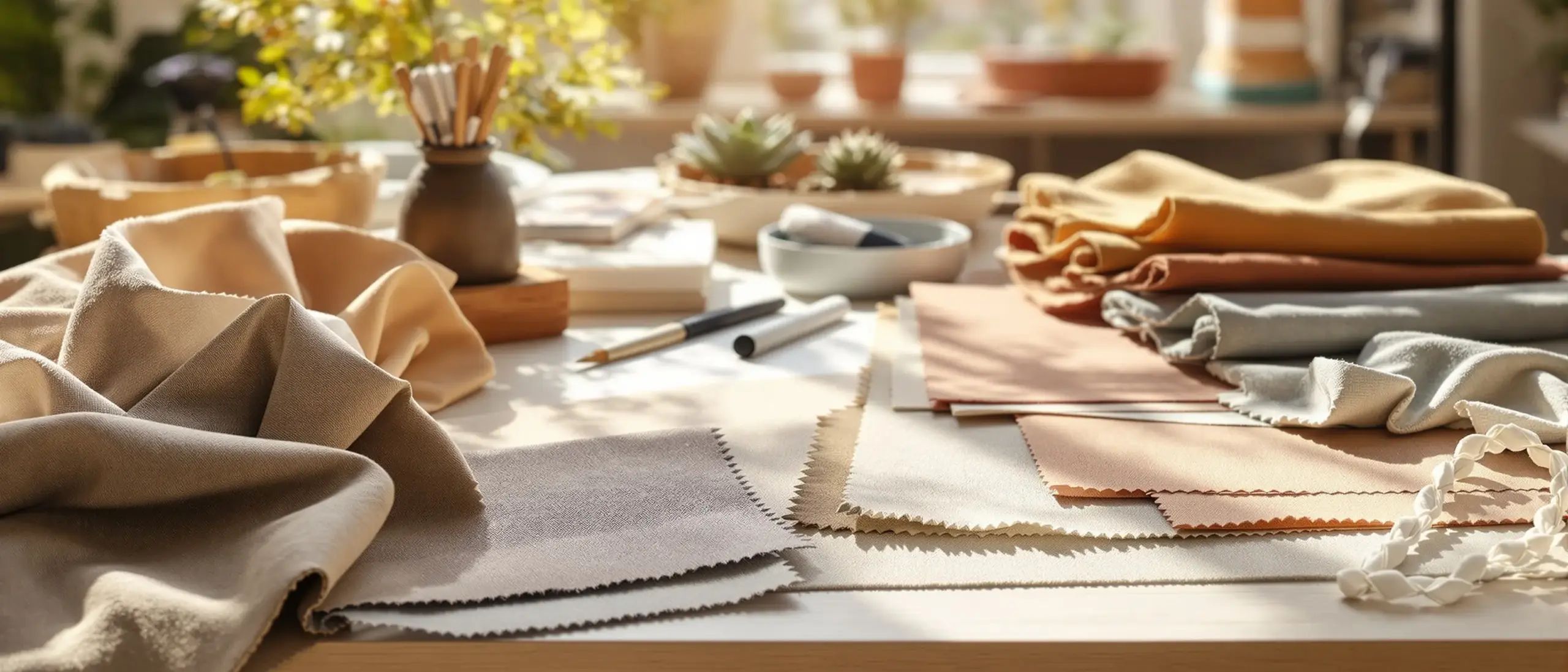 Complimentary fabric swatches