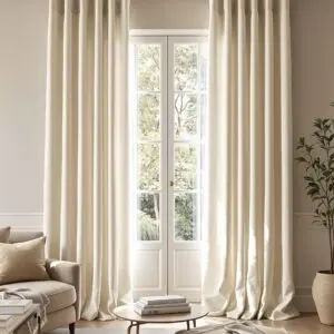Liz Linen Drape Pleated